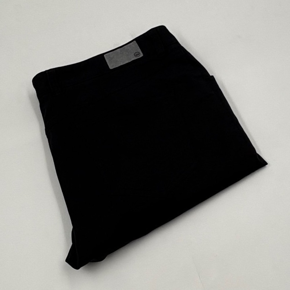 Peter Millar Men's 35/32 Performance Black 5-Pocket Golf Polyester Pants